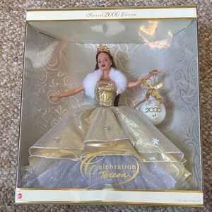 Barbie Special 2000 Edition Celebration Teresa Doll - Gold Gown